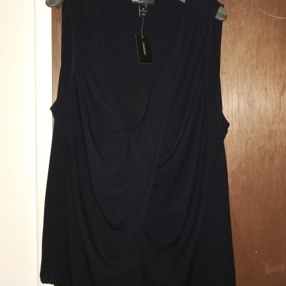 Lane Bryant Criss Cross Blouse
